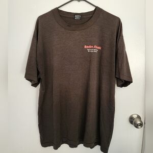 Others Follow Brown and Red Short Sleeve Tee
